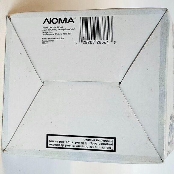 NOMA DICKENSVILLE CHRISTMAS VILLAGE LIGHTED PORCELAIN LIGHTED HOUSE/CHURCH 1996 - Picture 6 of 8